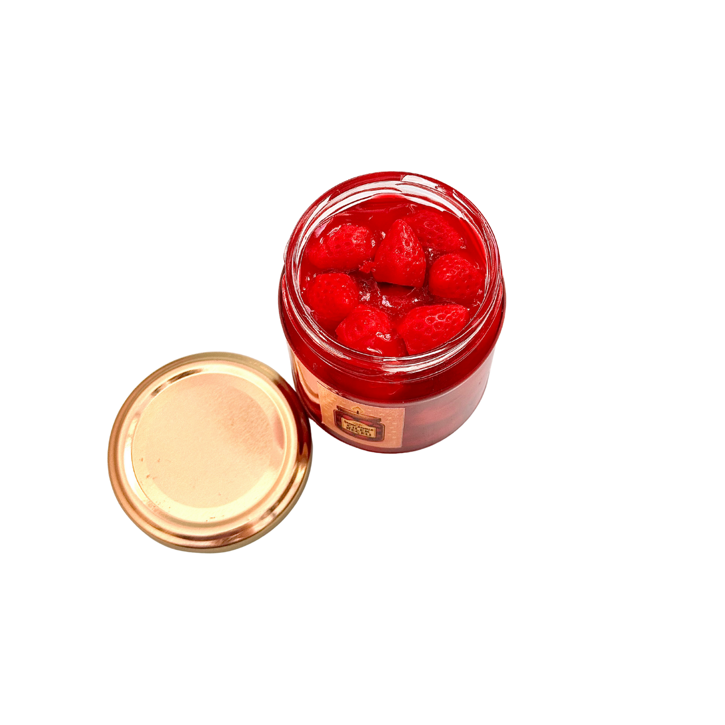 Çilek Reçeli Kavanoz Mum