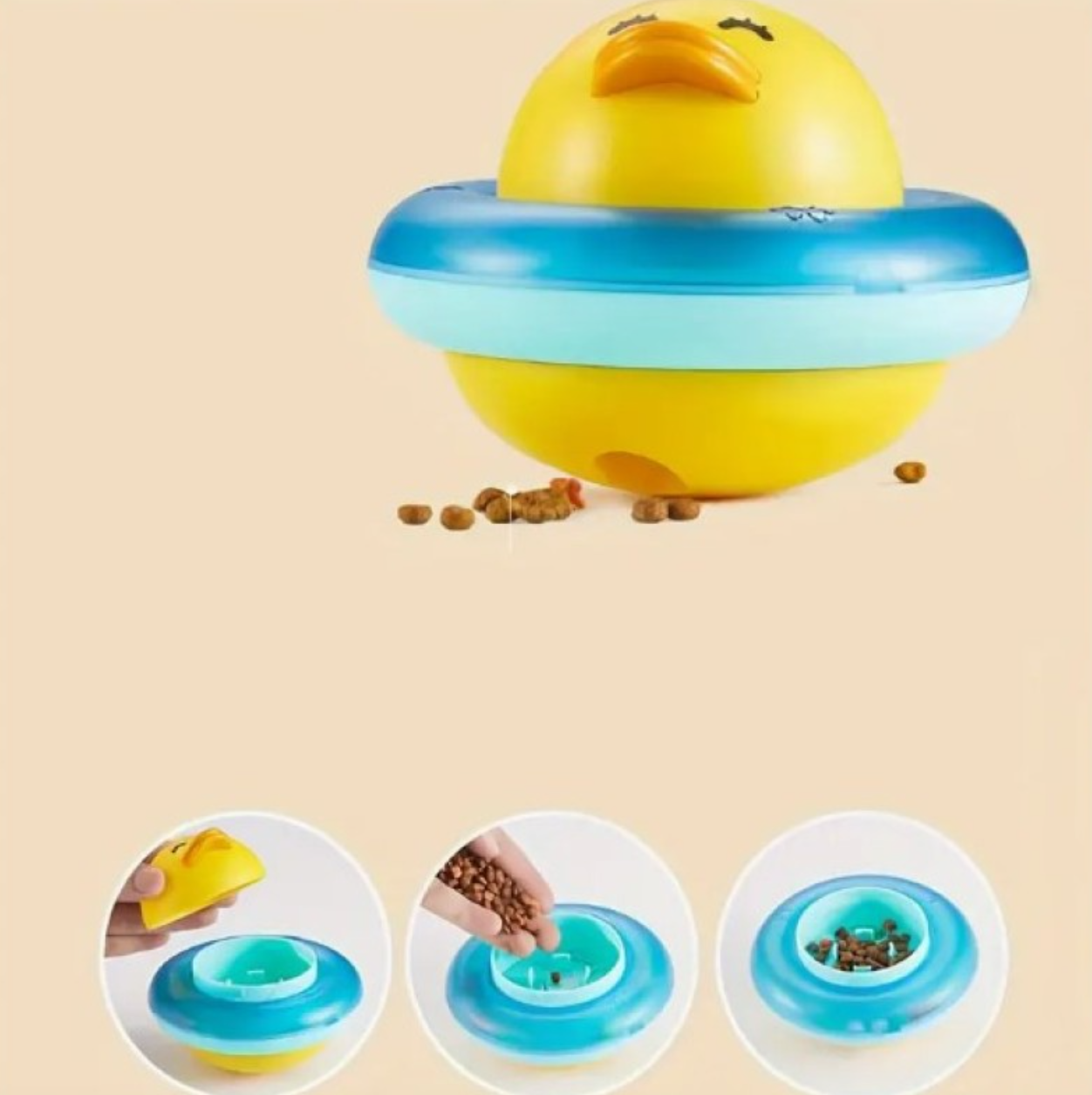 UFO Şekilli Ördek Kedi Oyuncağı