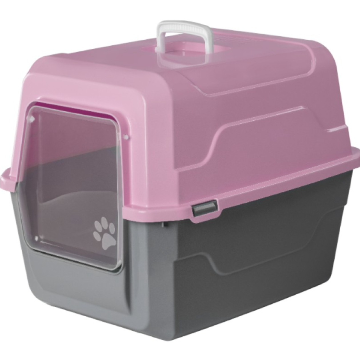 Pembe Kapalı Kedi Tuvaleti