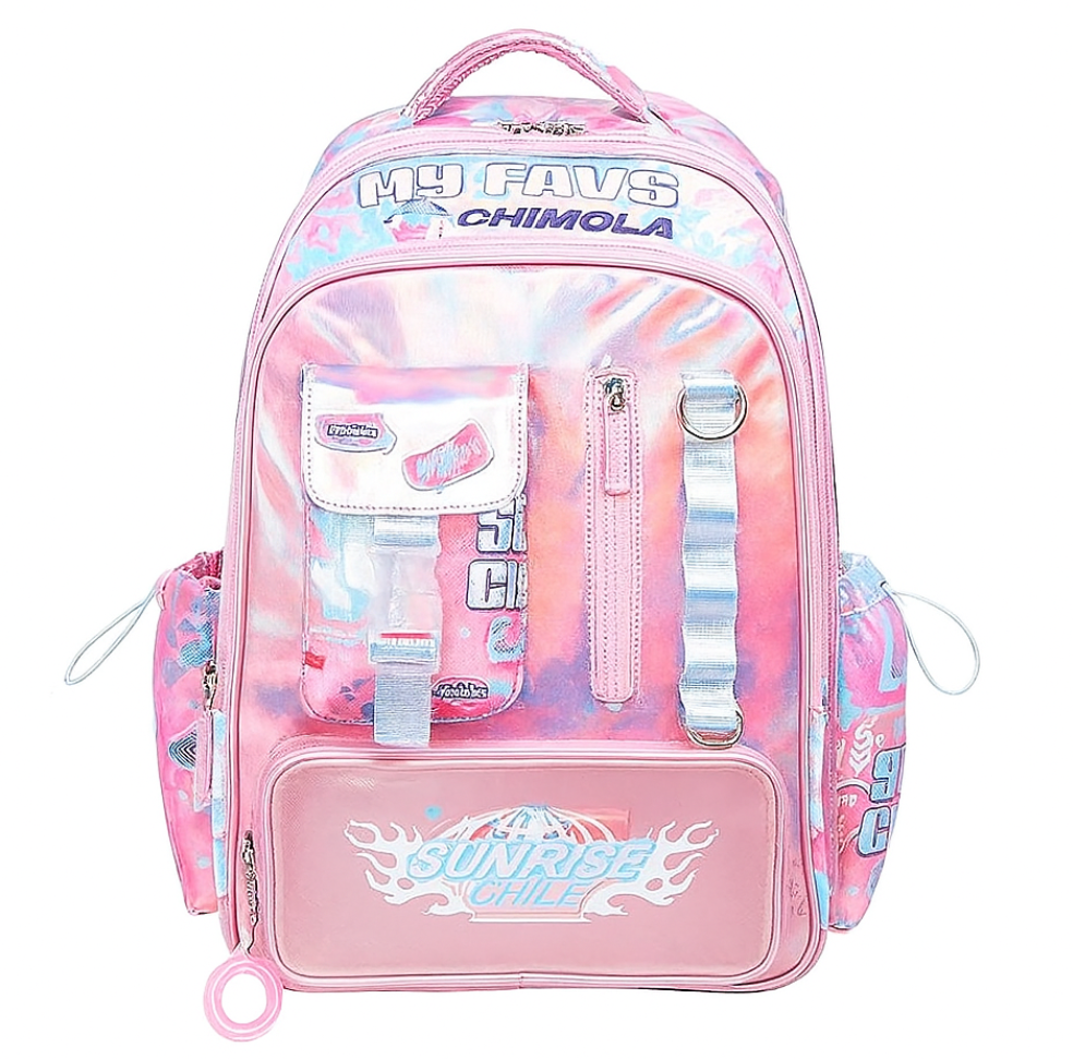 Chimola Pastel Sırt Çantası – Parlak & Tarz 🌸