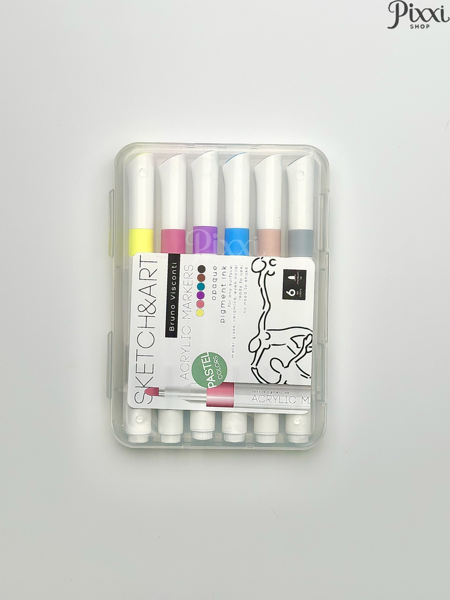 Bruno Visconti Sketch & Art Akrilik Marker Kalem 6 Renk