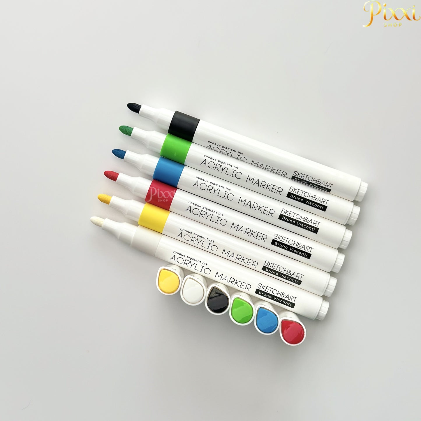 Sketch & Art Akrilik Marker Kalem 6 Renk