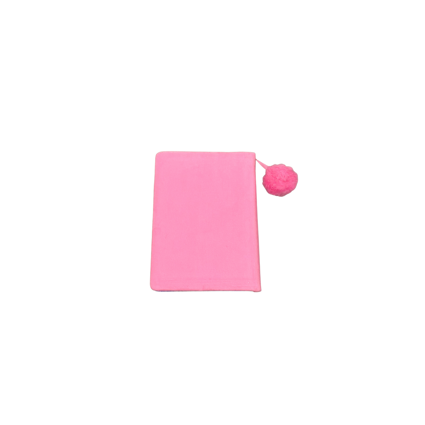 Peluş Ponponlu Hologramlı Çizgili Defter