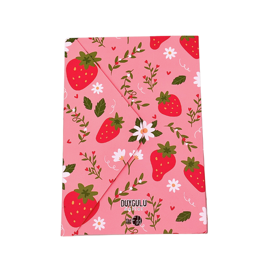 Çilek Tasarımlı Defter
