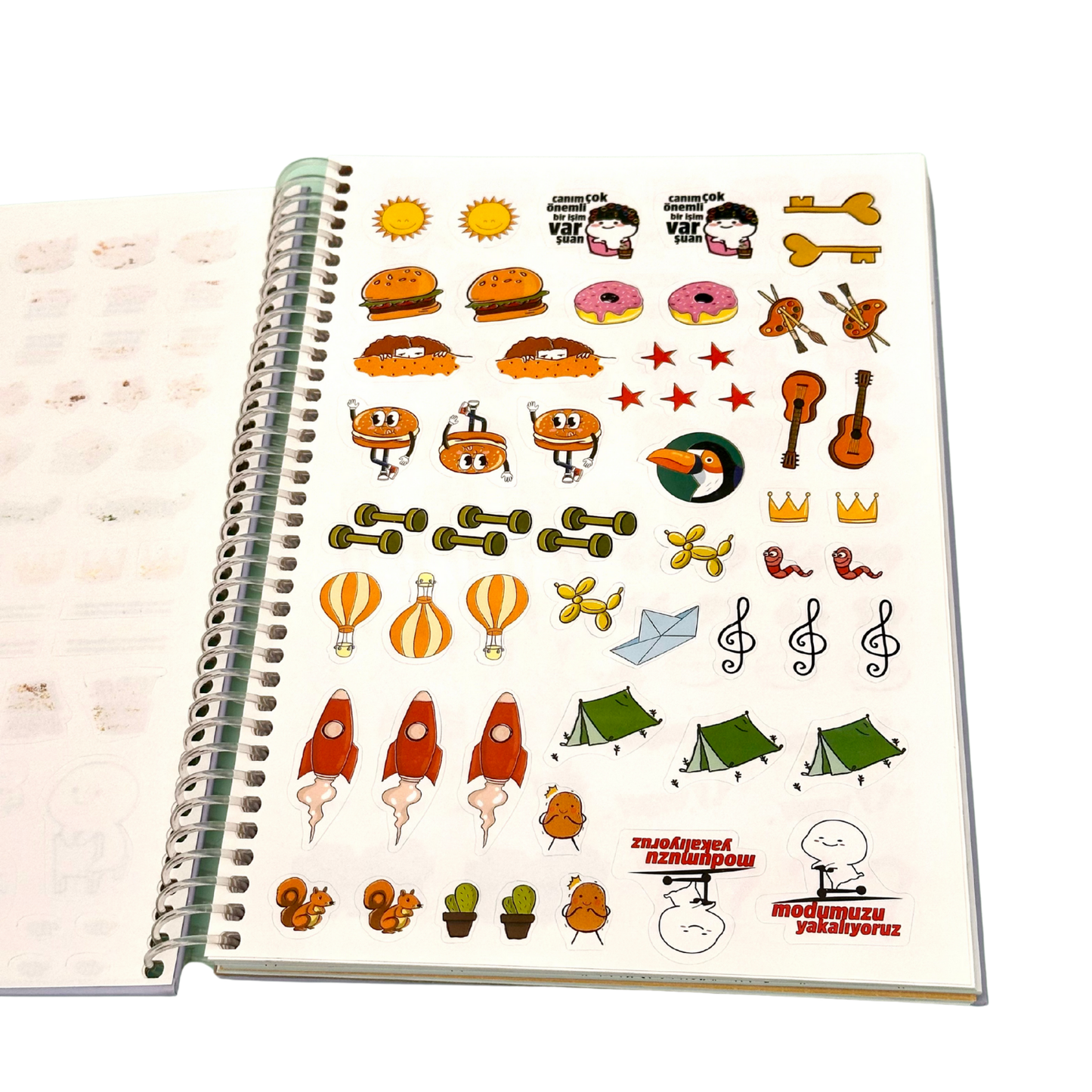 Stickerlı Planlayıcı Defter