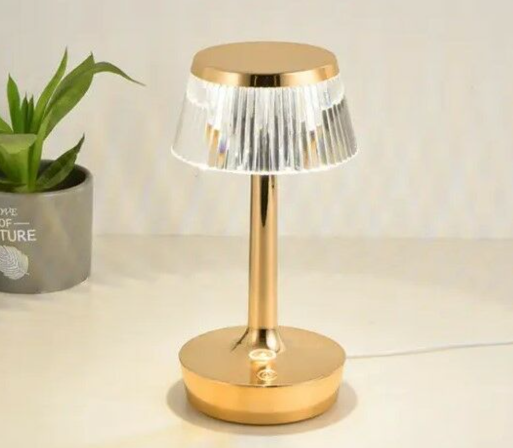 3 Işık Renkli Şarjlı Masa Lambası