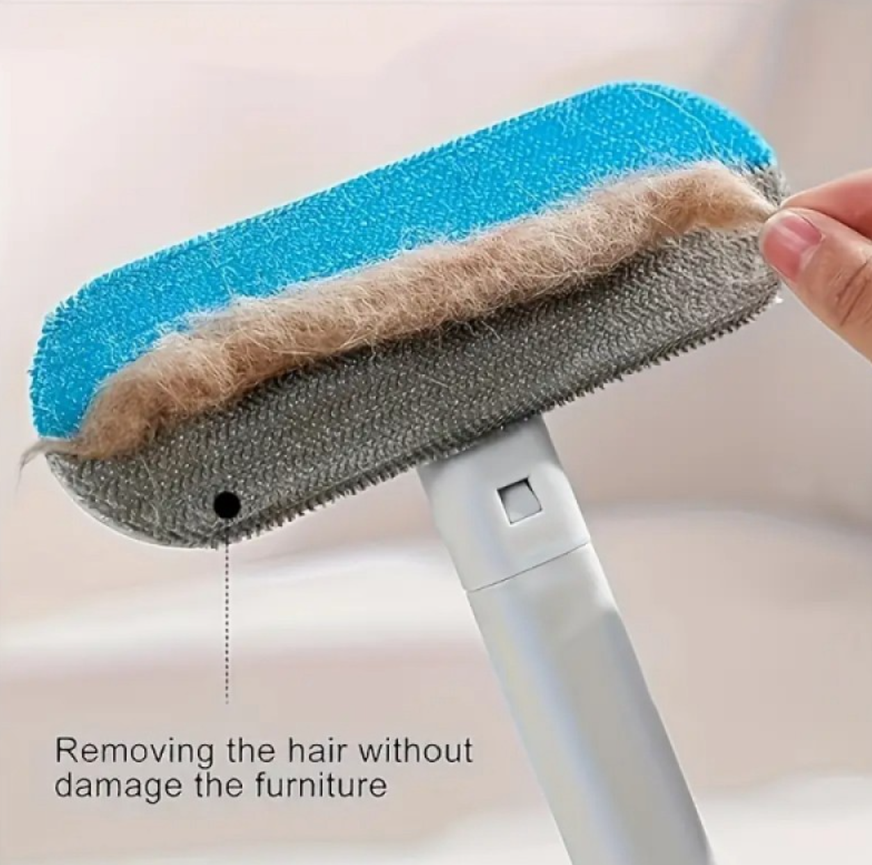 Uzun Saplı Evcil Hayvan Tüy Temizleme Fırçası