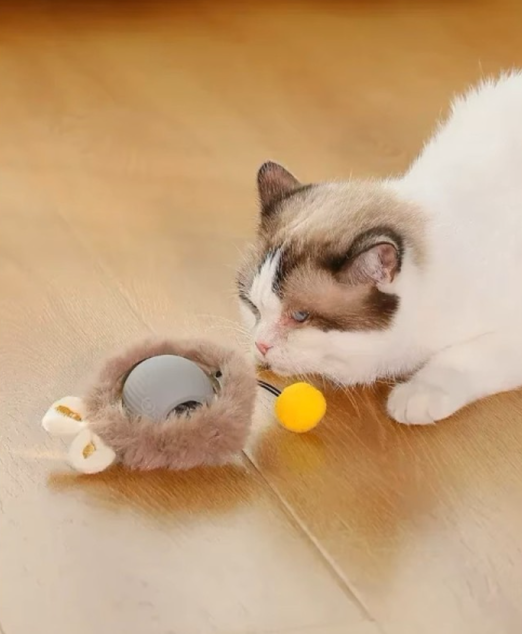 Tüylü Şarjlı Kedi Oyuncağı