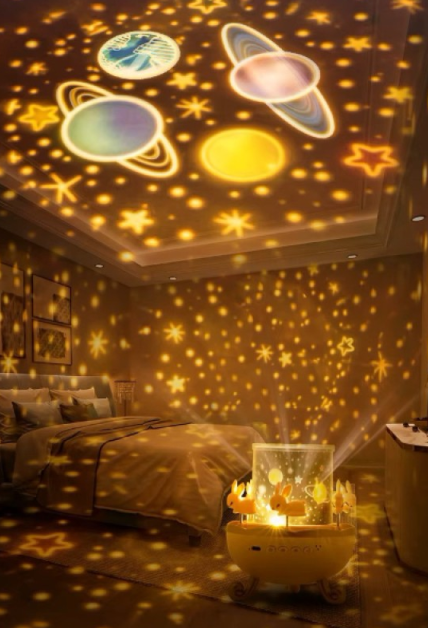 Tavşan Atlıkarınca Multifonksiyon Projektör