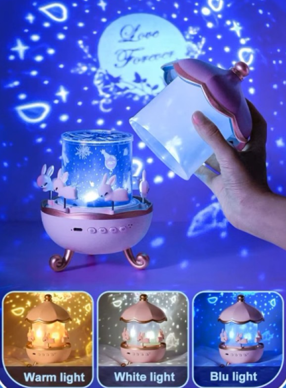 Tavşan Atlıkarınca Multifonksiyon Projektör