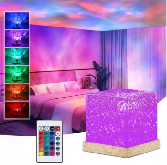 Su Dalgası Projektör Gece Lambası