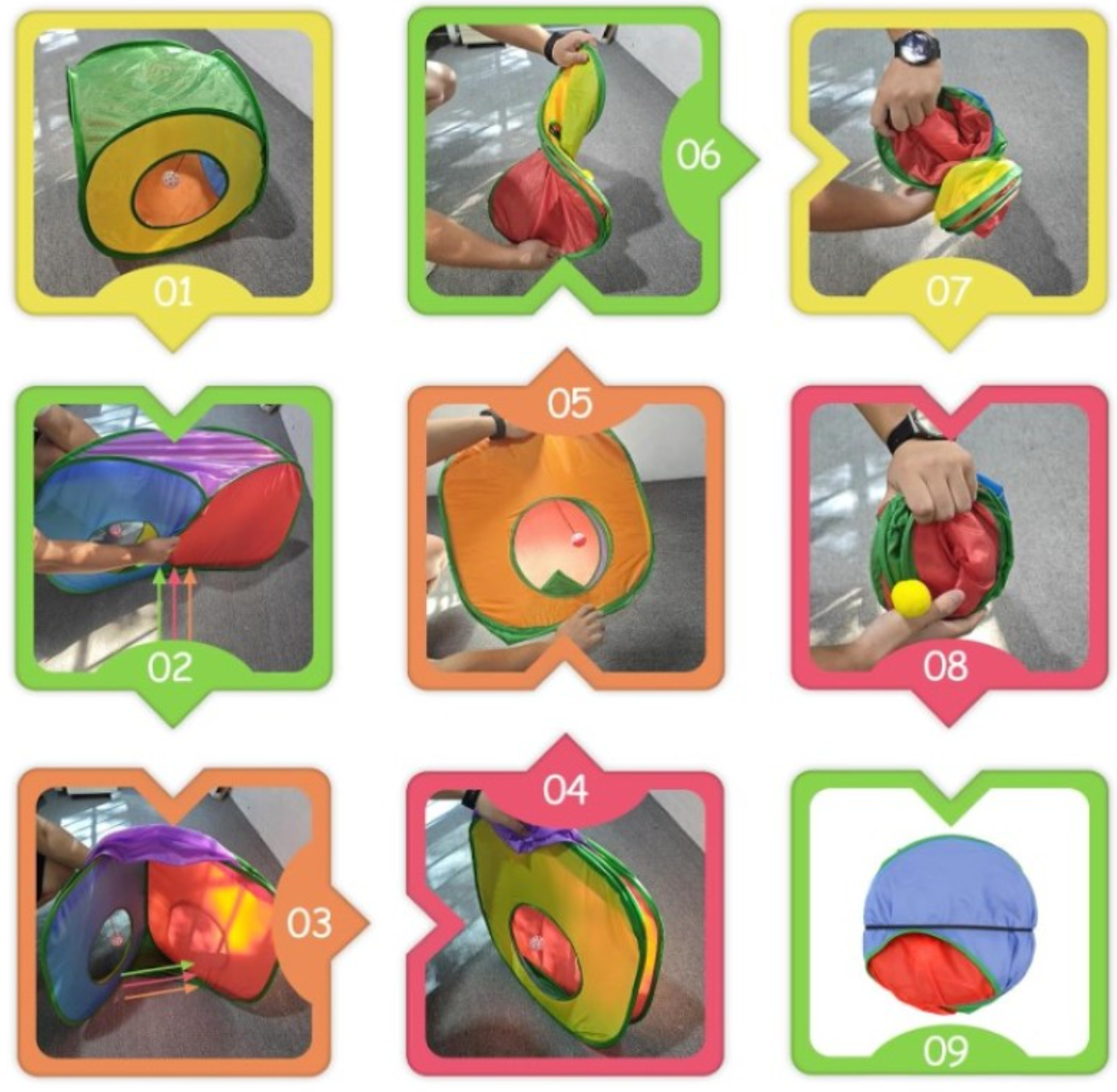 Oyuncak Toplu Kedi Oyun Tüneli