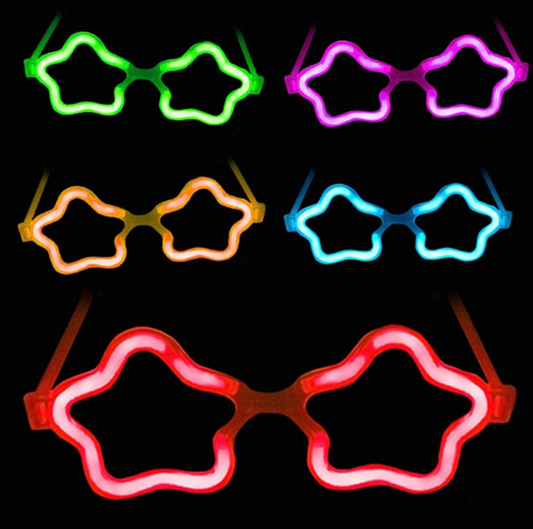 Yıldız Glow Partisi Gözlüğü 12 Adet