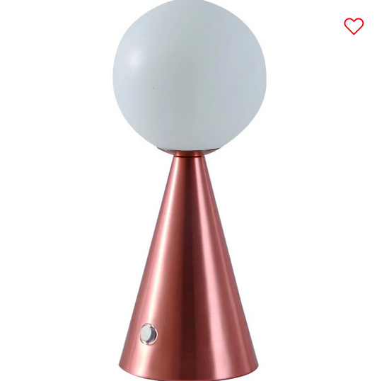 Şarjlı Küre Masa Lambası