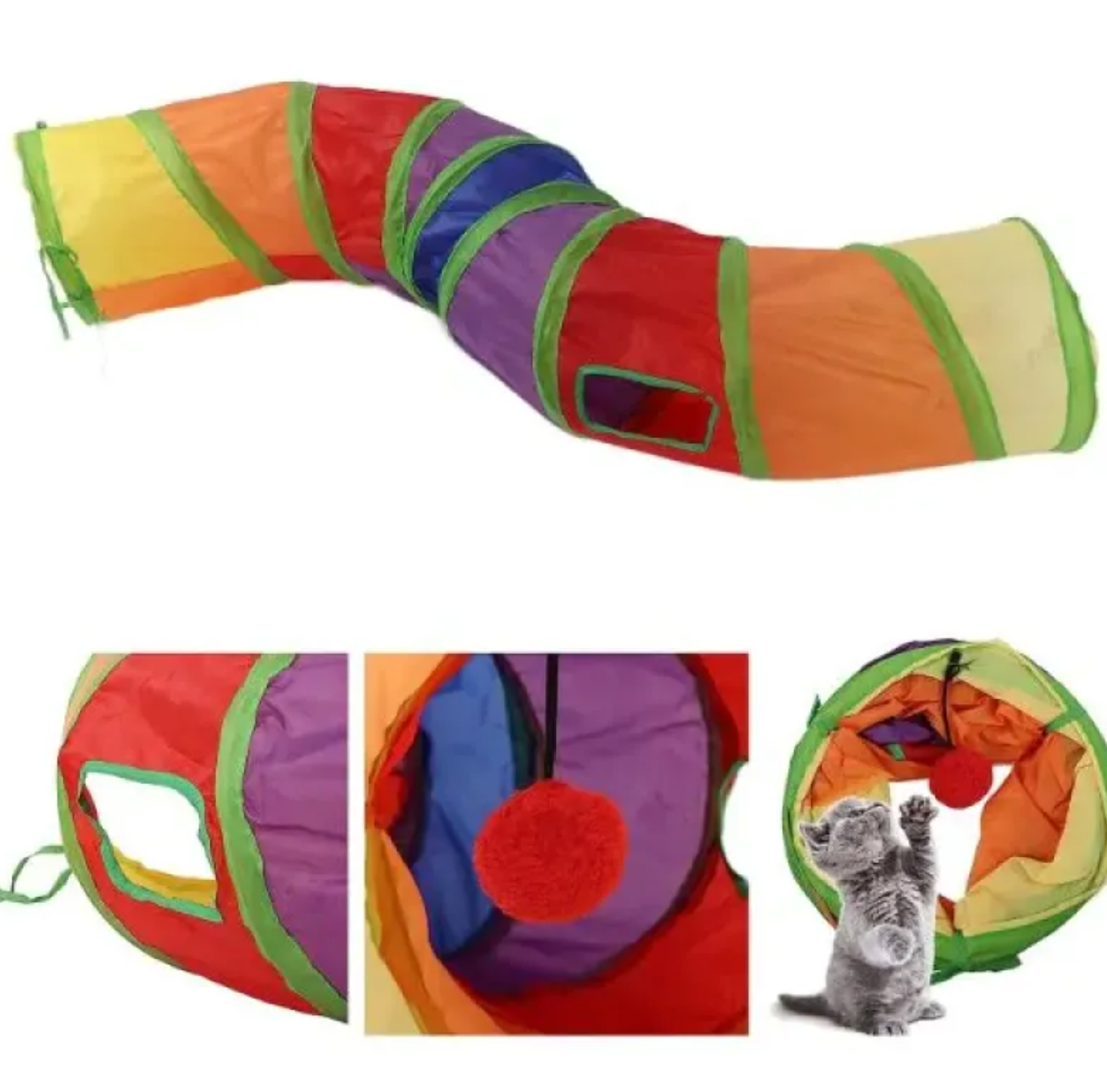 Kedi Oyun Tüneli 125 cm