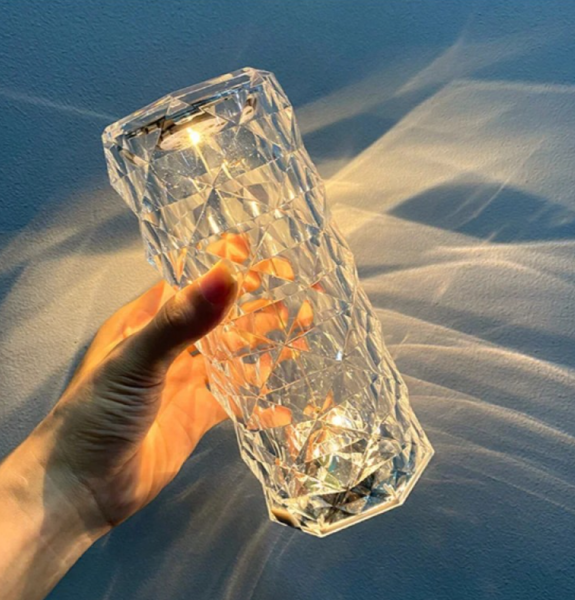 Kristal LED Kumandalı Ve Dokunmatik Masa Lambası