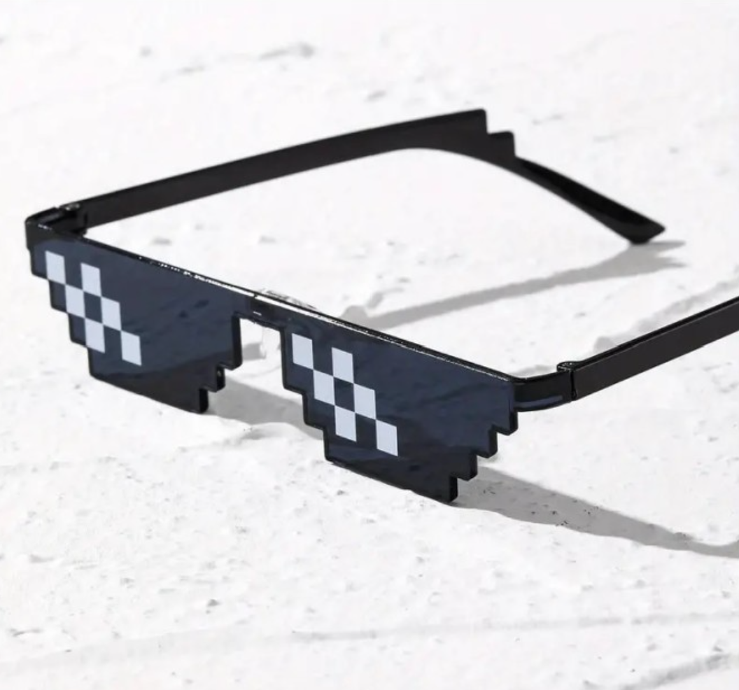 Thug Life Piksel Tarzı Güneş Gözlüğü