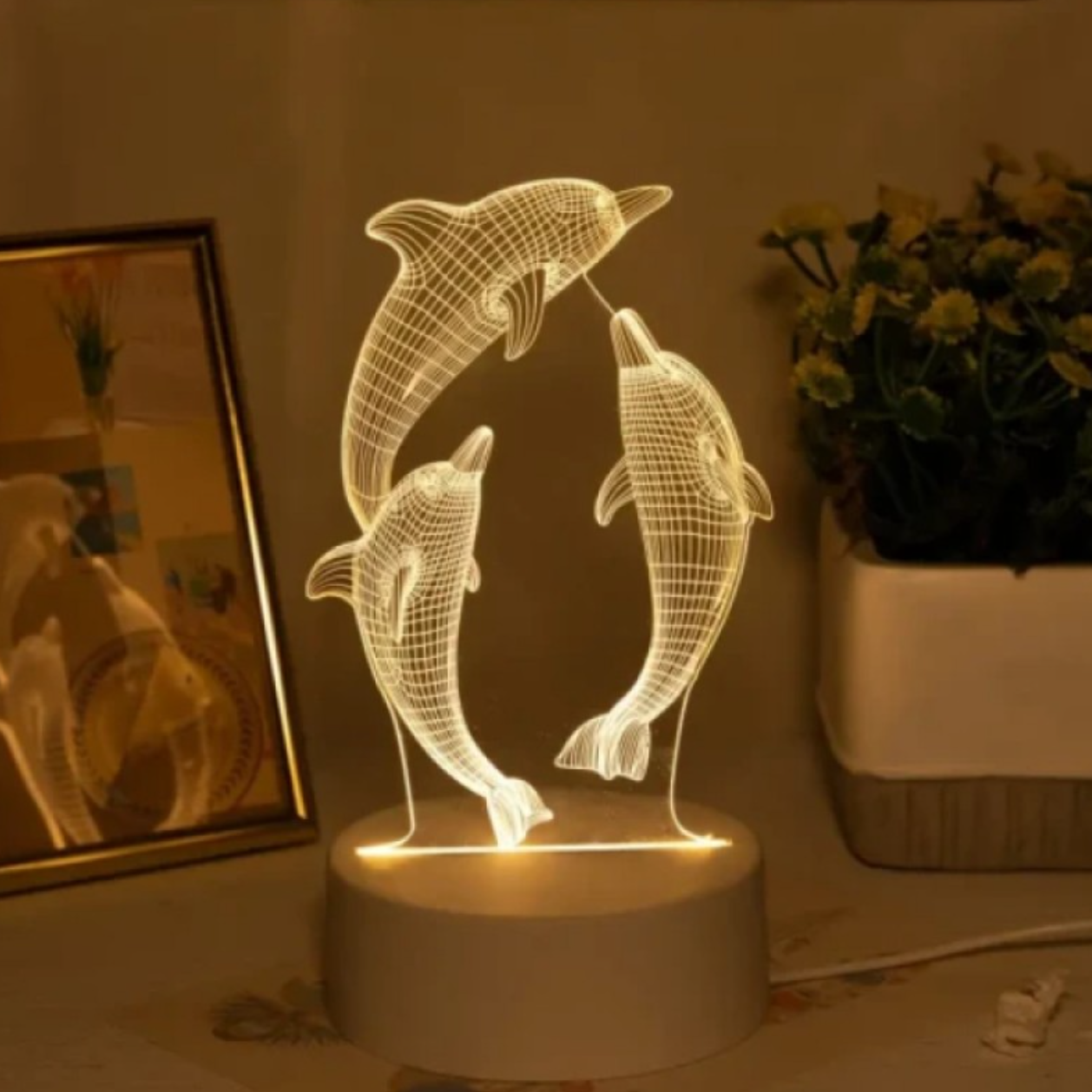 Yunus Tasarımlı Gece Lambası