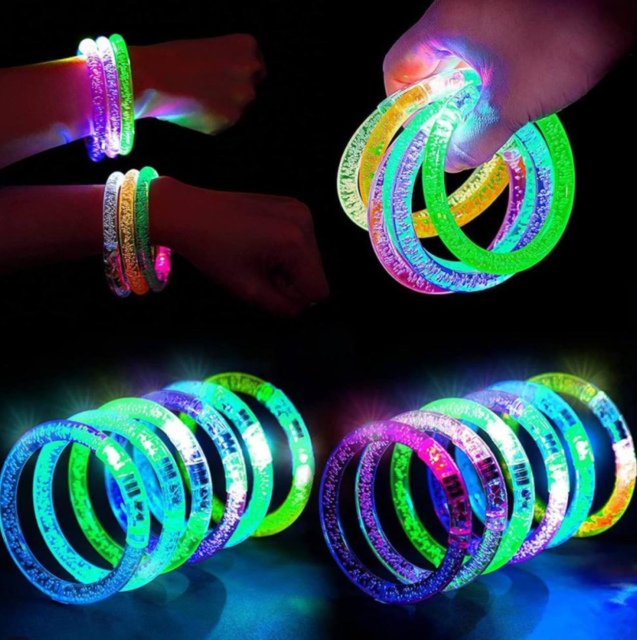 Led Işıklı Pilli Bileklik