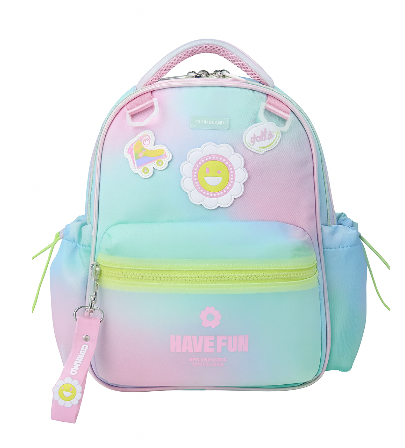 Pastel Renkli "Have Fun" Çocuk Sırt Çantası 🌈✨