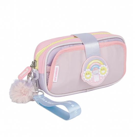 Pastel Tonlarda Çiçek Desenli Şirin Kalem Çantası – CHIMOLA