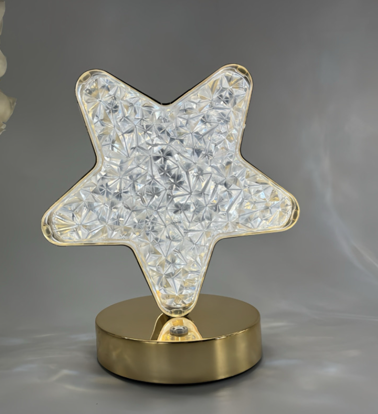 Yıldız Kristal Masa üstü Lamba