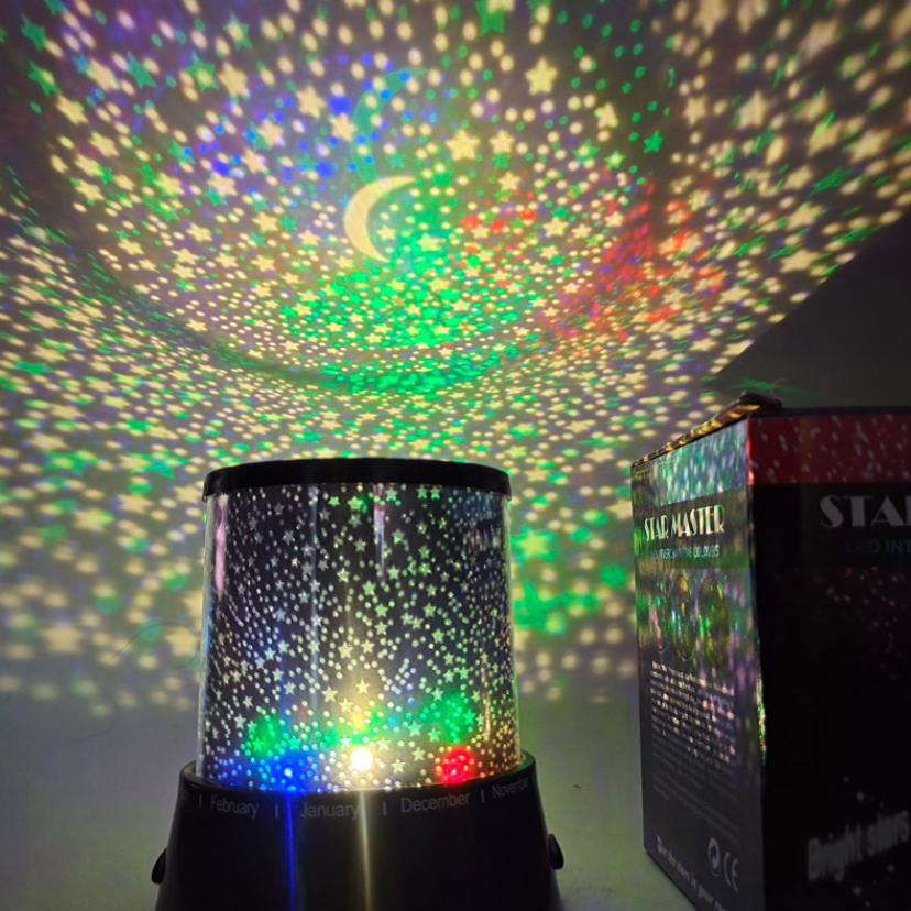 Star Master Porjektör Duvara Yansıyan Gece Lambası