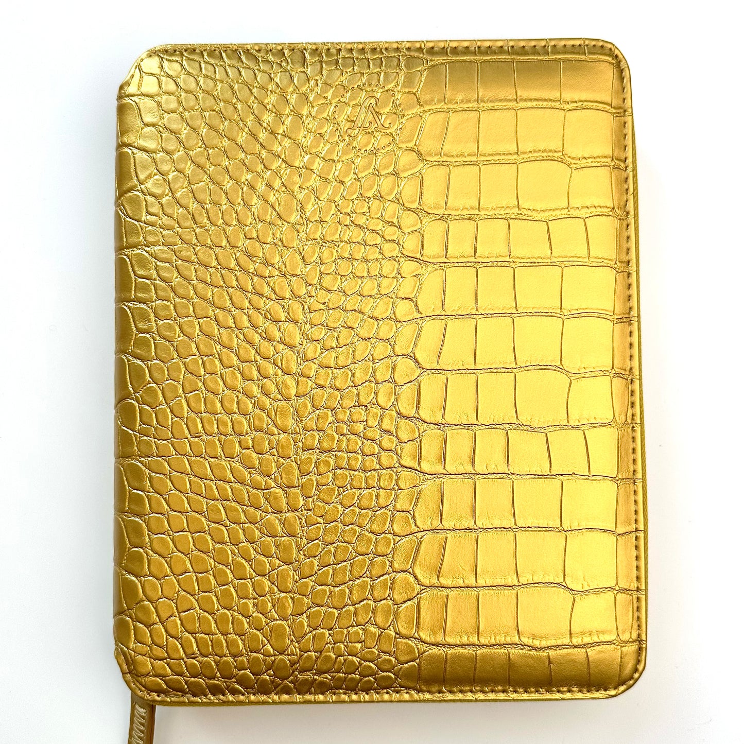 Victoria's Journals Gold Deri Organizer Defter