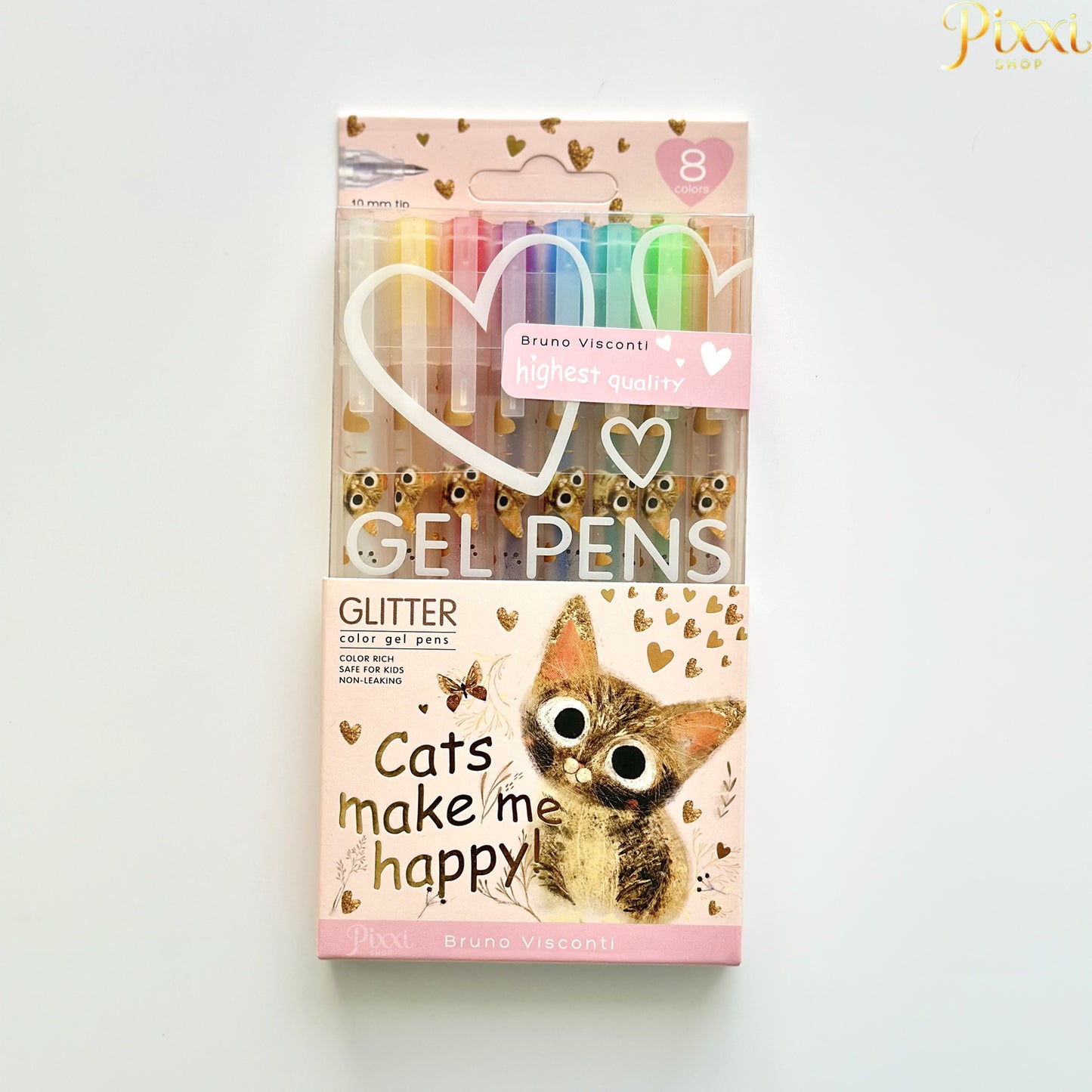 Bruno Visconti 8’li Simli Jel Kalem Seti – 0.8 mm Uç