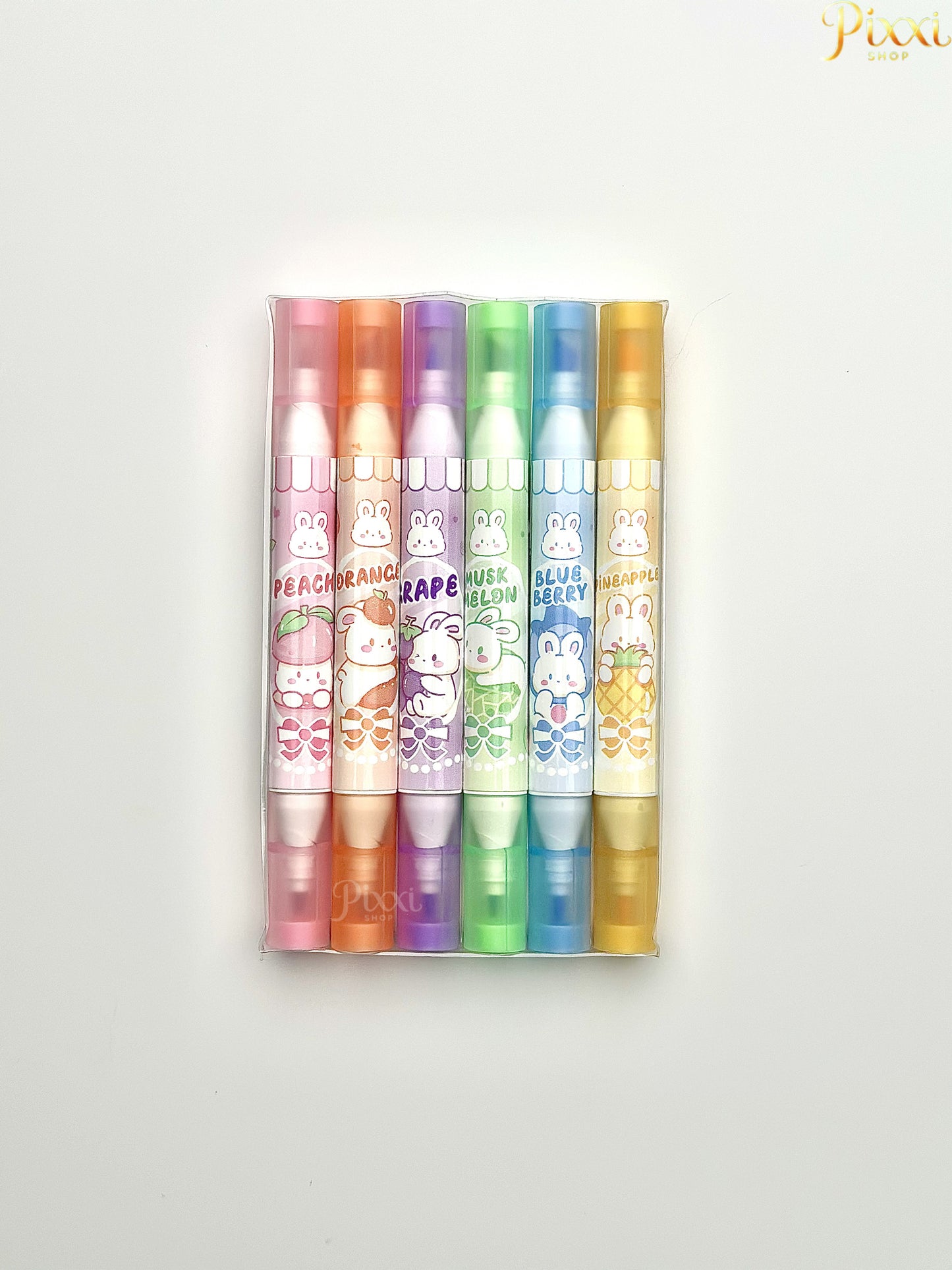 Tatlı Kokulu Jel Kalem Seti (8'li) – Meyve Aromalı ve Renkli!