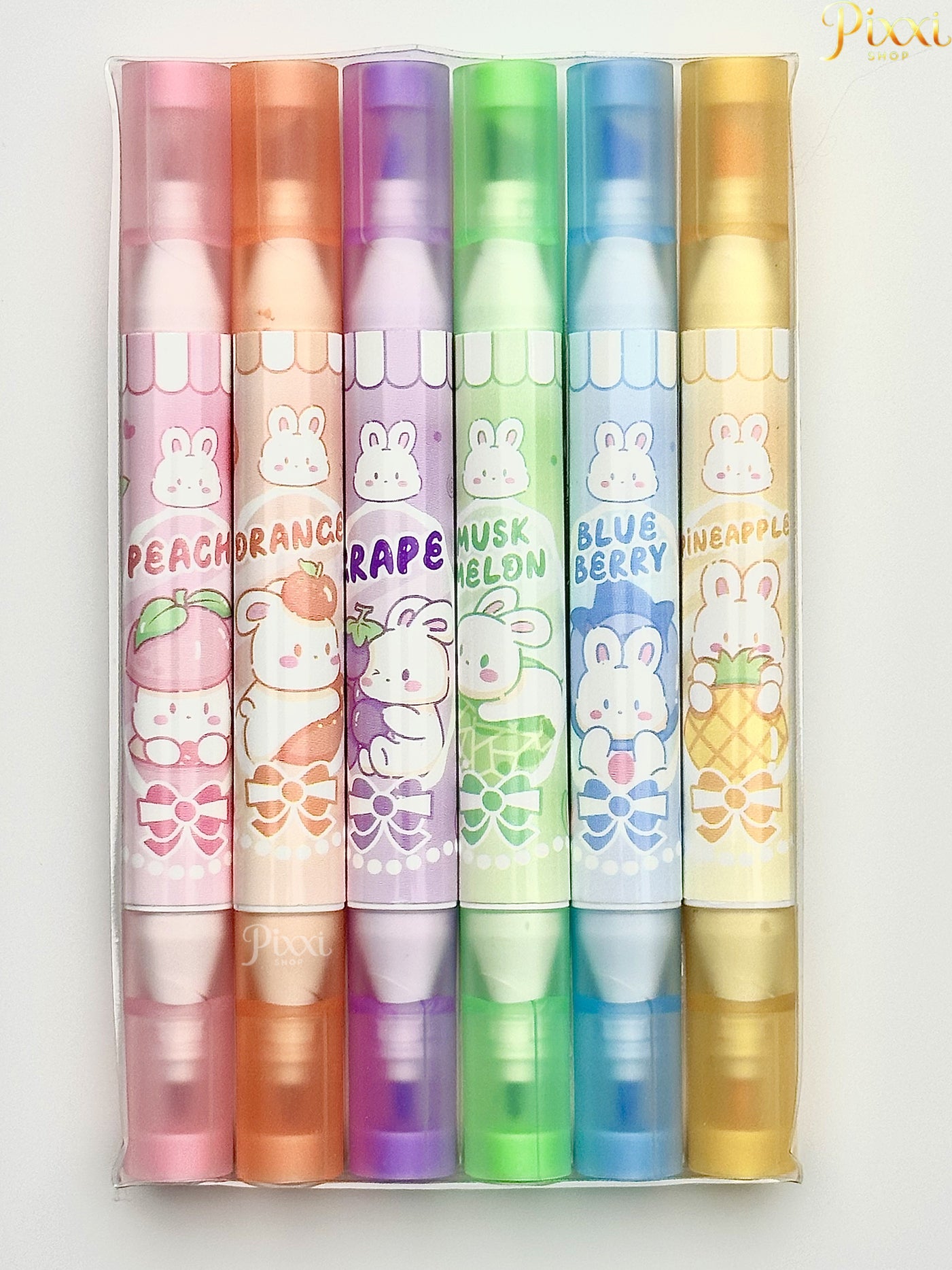 Tatlı Kokulu Jel Kalem Seti (8'li) – Meyve Aromalı ve Renkli!