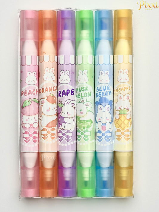 Tatlı Kokulu Jel Kalem Seti (8'li) – Meyve Aromalı ve Renkli!