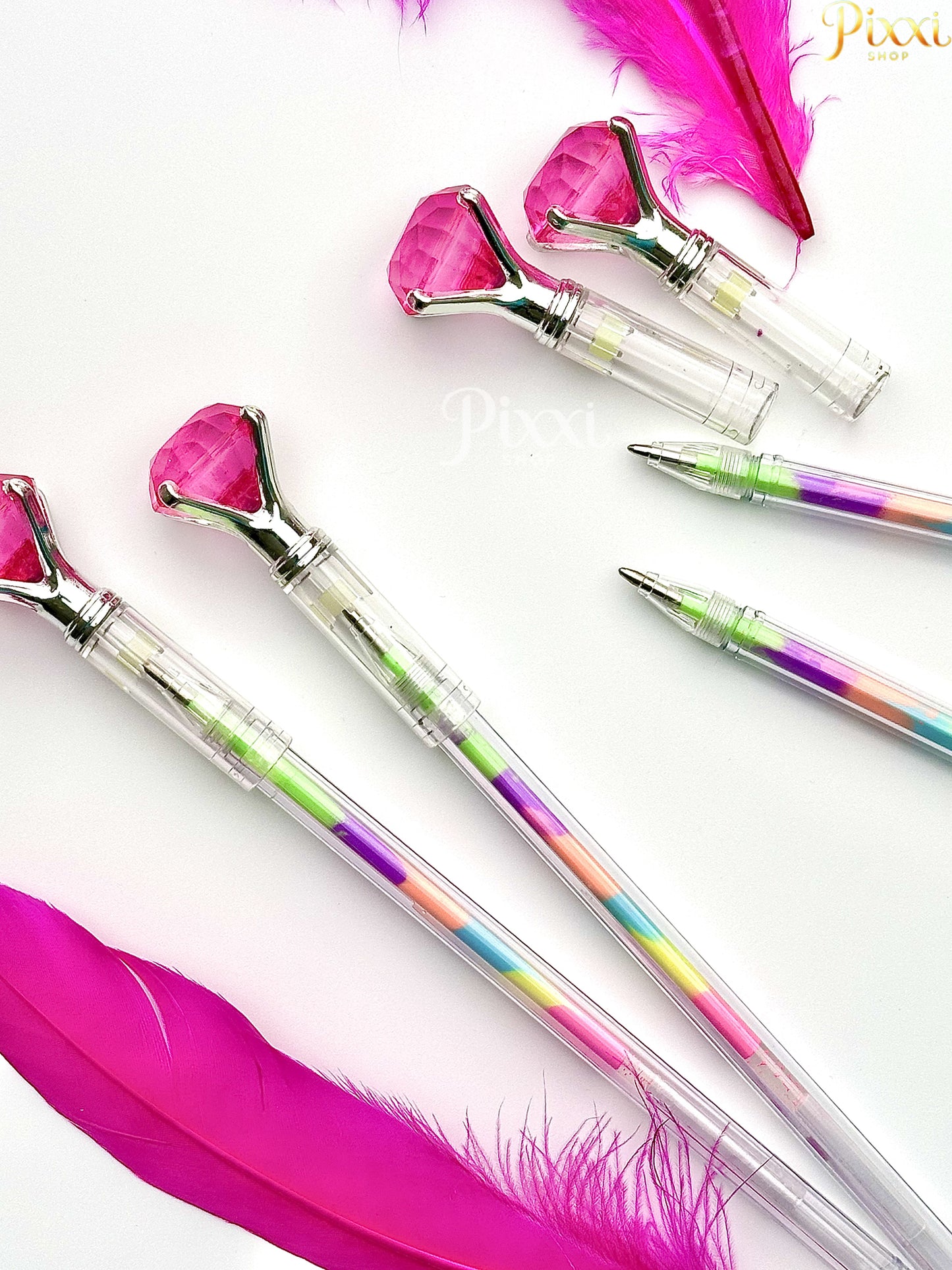 Elmas Tasarımlı Jel Kalem