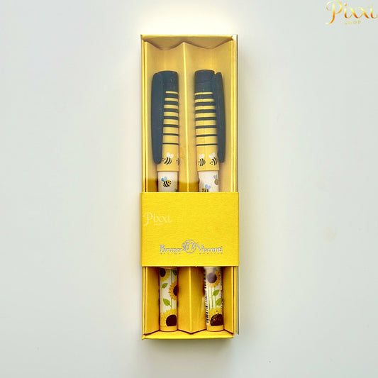 2 li Arı Tasarımlı Tükenmez Kalem