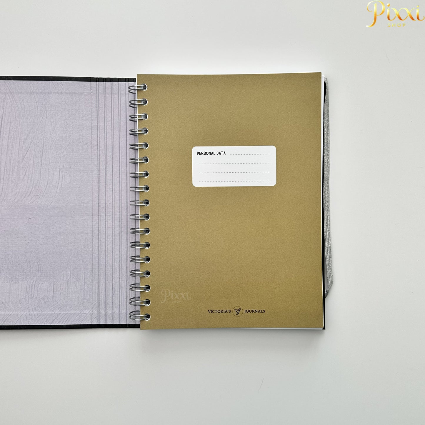 Gizli Spiralli Silver Tasarımlı Defter