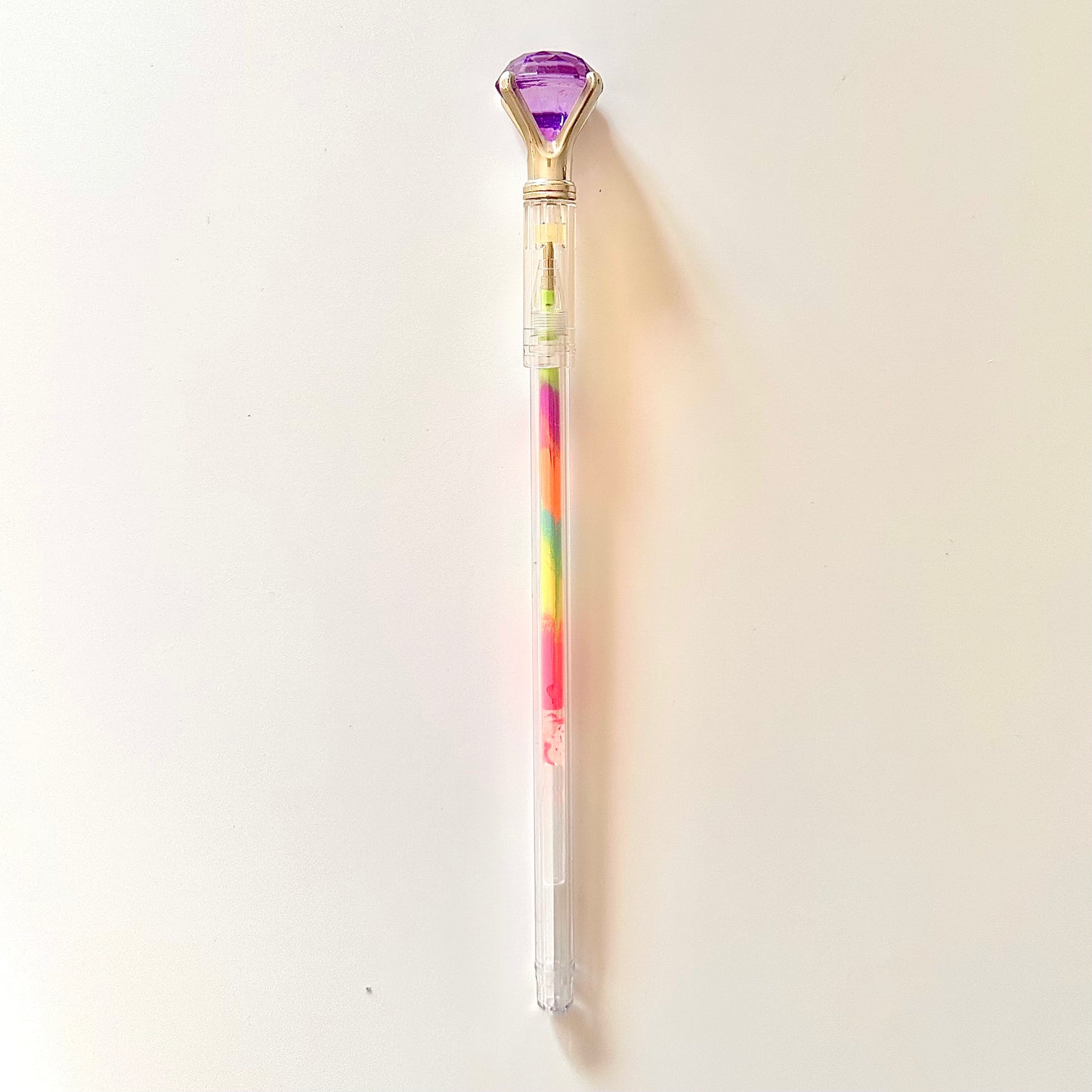 Renk değiştiren Mürekkepli Elmas Tasarımlı Jel Kalem