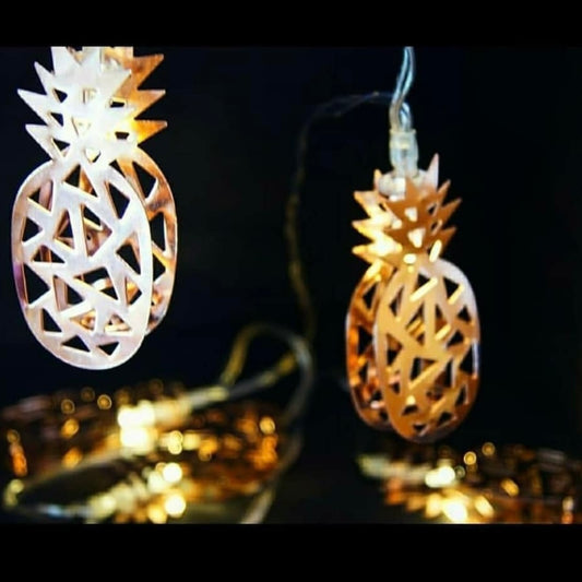 Metal Ananas Led Sarkıt Lamba