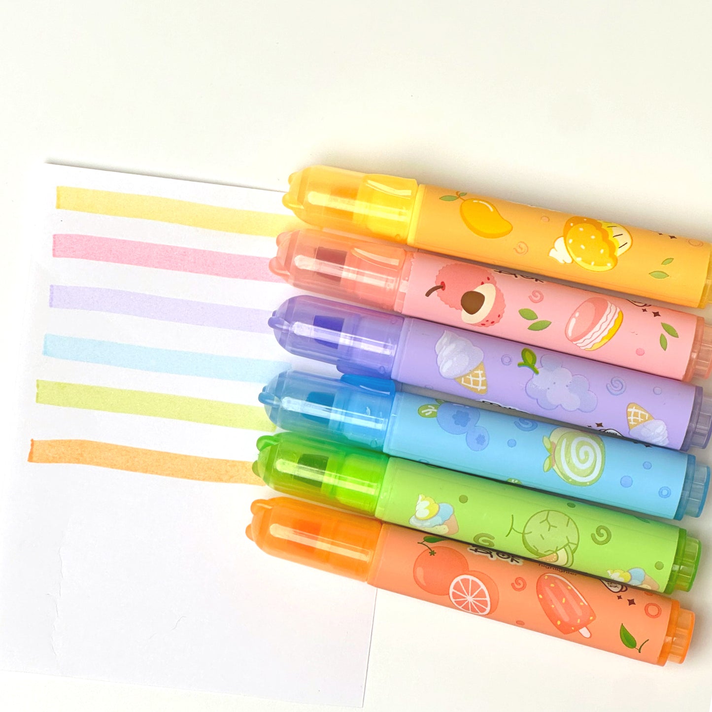 Aromatik Meyve Kokulu Keçeli Kalem Seti – 6 Renkli Eğlence! 🍓🍊