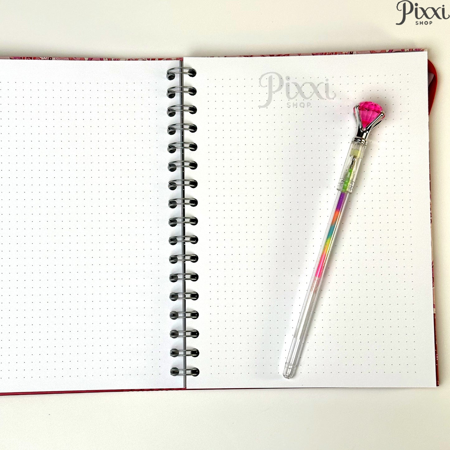 Gizli Spiralli Buta Tasarımlı Defter