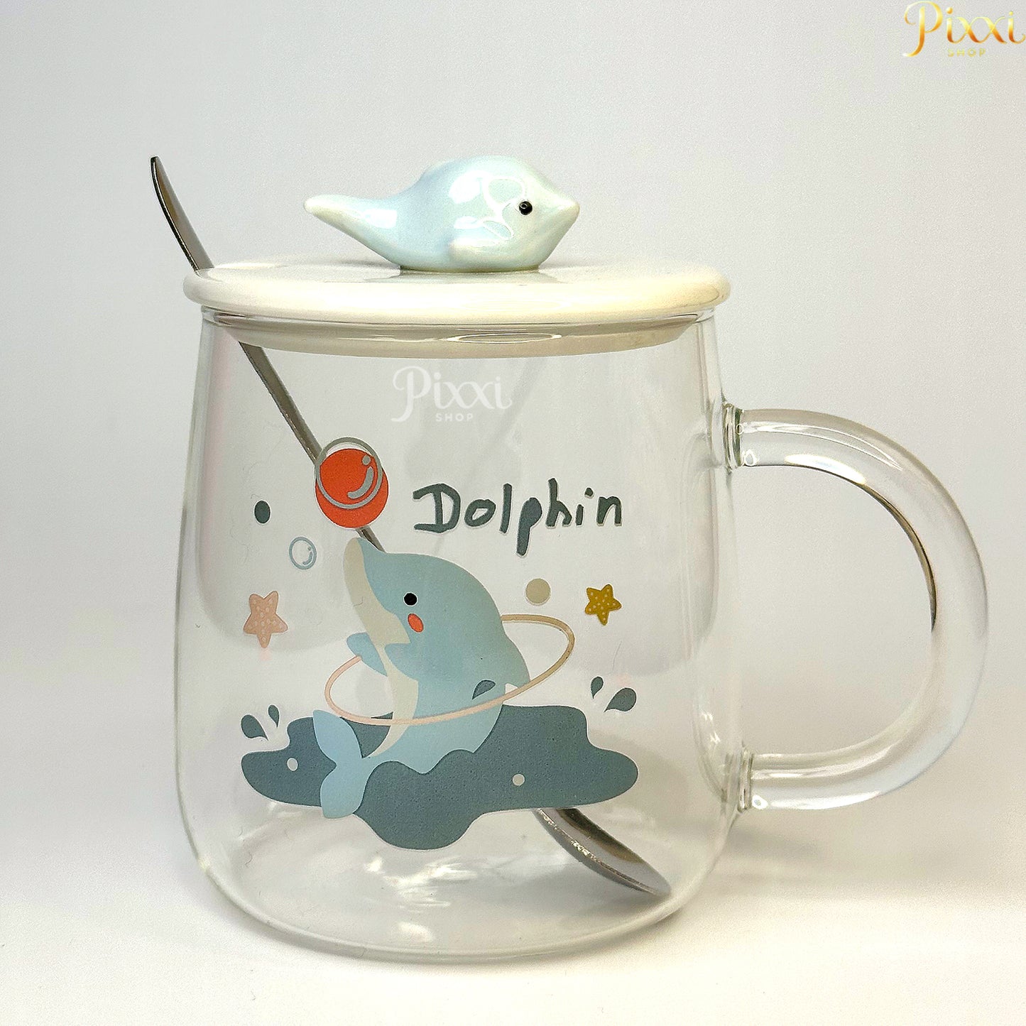 Yunus Balık Tasarımlı Kupa Bardak