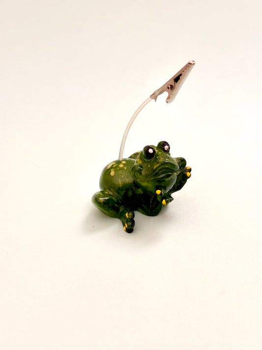 Kurbağa Not tutucu
