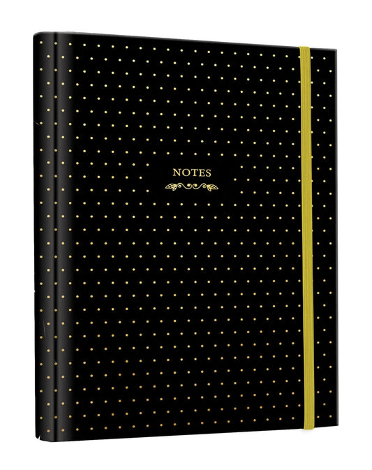 Gizli Spiralli Puantiye Tasarımlı Defter